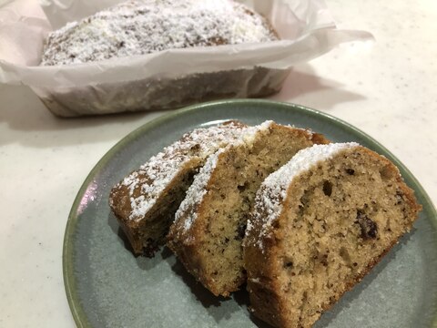 重曹で作るシュトーレン風パウンドケーキ